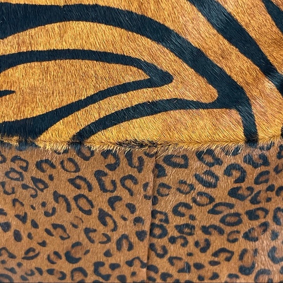 NWOB FRANCO SARTO Calf Hair Block Heel Ankle Boot - Picture 9 of 13